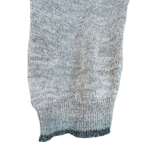 Joie Tambrel Asymmetrical Hem Sweater Silver M - Picture 5 of 13